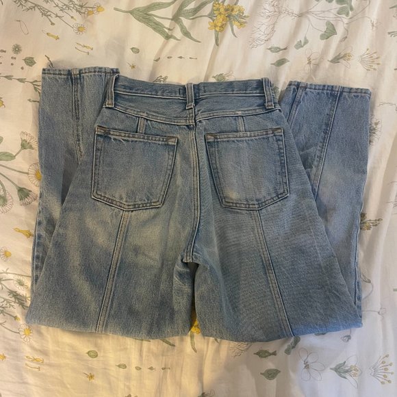 A&F cottage style faded high rise ankle jeans! - Picture 15 of 15